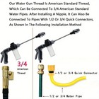 High Pressure Aquoxis Washer Gun Power Hose Nozzle Jet Spray Cleaner