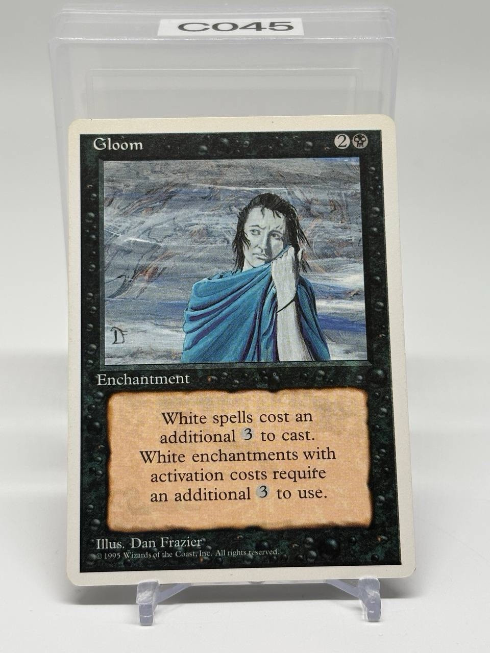 Magic the Gathering MTG Gloom Fourth Edition   LP