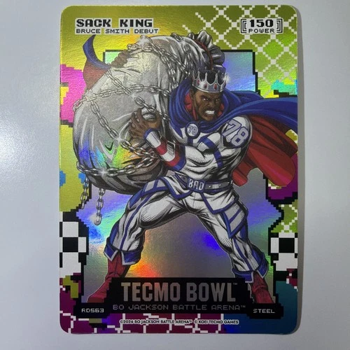 Bo Jackson Battle Arena Tecmo Sack King 80s RAD Steel Bruce Smith 150 power