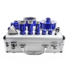 SHDIATOOL Diamond Tile Drill Bits Set,Porcelain Hole Saw, Cutter for Marble C...