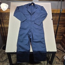 Vintage Big Ben by Wrangler Navy Blue Workwear Coveralls Jumpsuit Size 42 Short