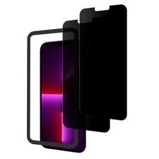 [Set Of 2] Kpns Tempered Glass Screen Protector For Iphone 13 Pro Max With Guid_