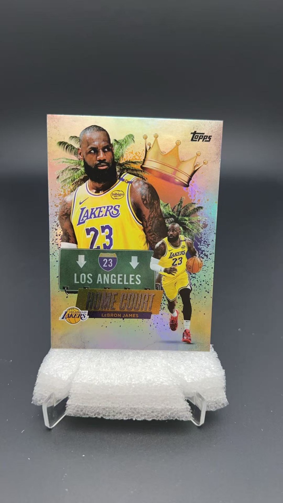 2025 Topps Basketball Lebron James Home Court SSP HCA-1 #18232 S