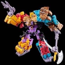 Transformers Age of the Primes 6 Action Figure Combiner Monstructor In Stock