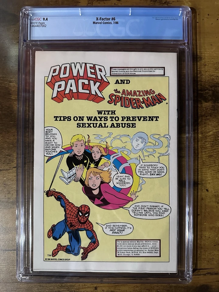 X-Factor #6 | CGC 9.4 | 1st App of Apocalypse | Marvel, 1986 - Image 2 of 2