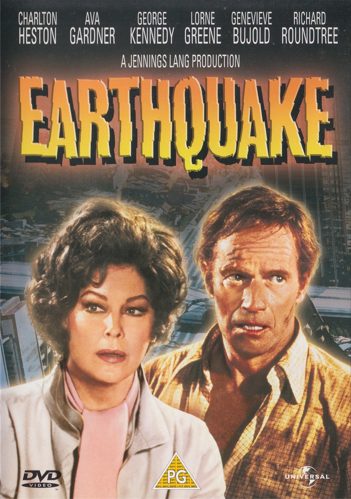 Earthquake Charlton Heston Ava Gardner NEW Region 2 DVD