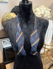 Polo Ralph Lauren Mens 100% Blue Green Silk S...