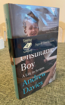 Andrew Davies SIGNED FIRST EDITION An Unsuitable Boy Hand Dated Ely Topping Band