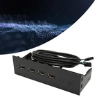 4 Ports USB 2.0 Front Panel For Desktop PC Expansion