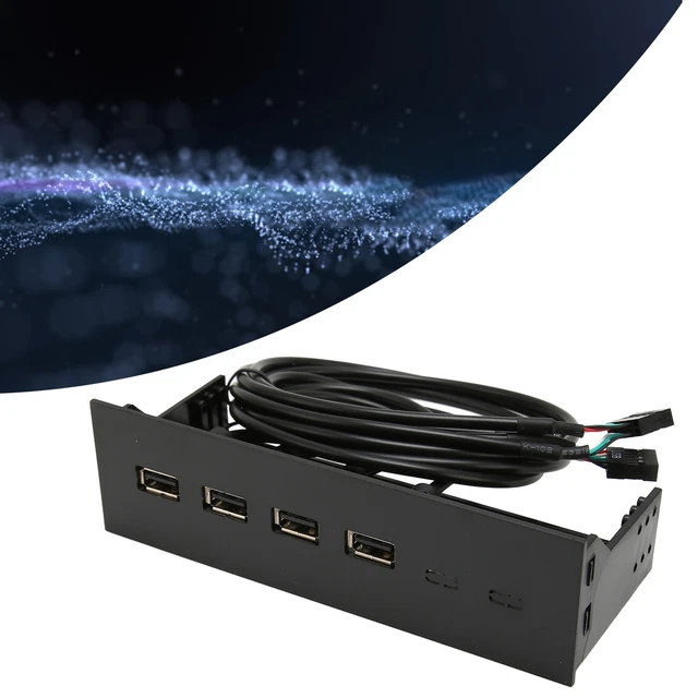 4 Ports USB 2.0 Front Panel For Desktop PC Expansion
