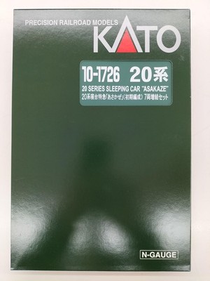 KATO 20 Series Sleeper Limited Express Asakaze Initial Formation 7 Car Expansion