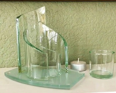 PARTYLITE KERZENHALTER '' Stratus'' nie benutzt   2 tlg.