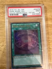 PSA Graded 9 Dark Magic Veil MVP1-EN019 The Dark Side of Dimensions