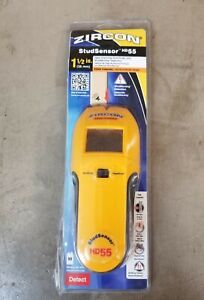 Zircon Stud Sensor HD55 Stud Finder 1 1/2 in (38 mm) with Wire Warning