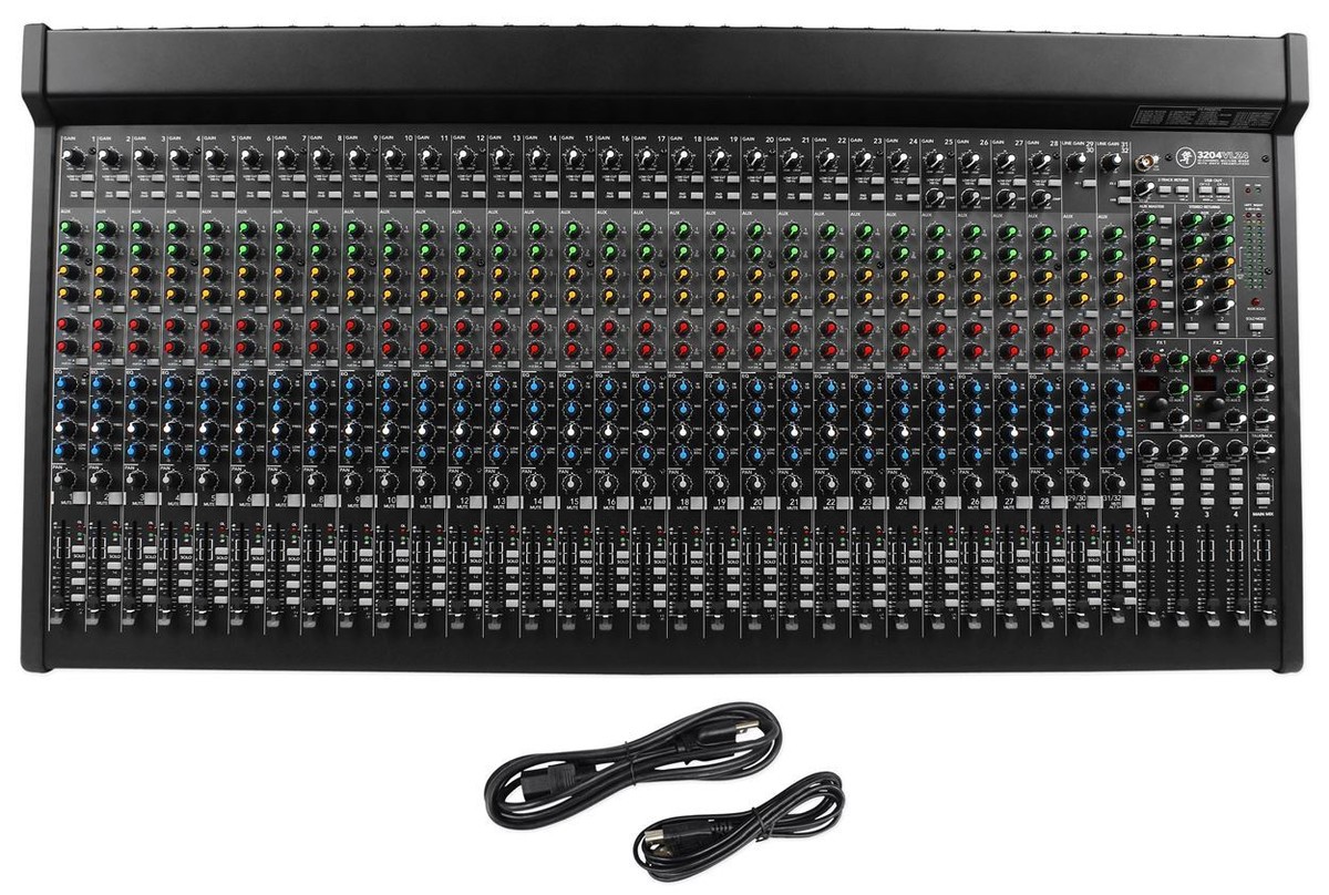 Mackie 3204VLZ4 32-channel 4-Bus FX Mixer w/USB 3204-VLZ4 Phantom