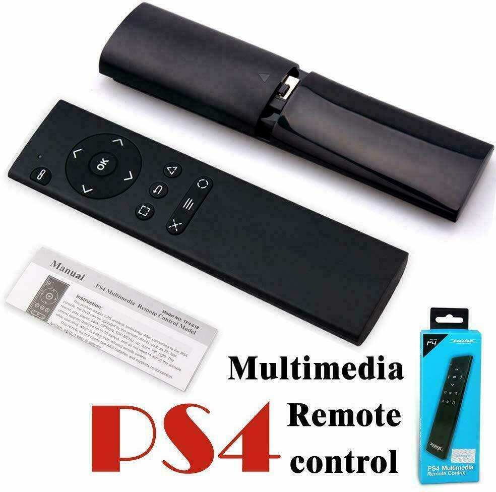 For PS4 PlayStation Pro/Slim Multimedia Blu-ray DVD Remote Controller UK