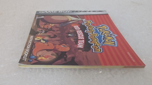 (Solo Manuale) POKEMON MYSTERY DUNGEON RED RESCUE TEAM GameBoy Advance Bello! - Foto 9 di 17