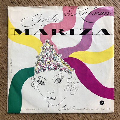 Gräfin Mariza - Bertelsmann Schallplattenring - LC Single 7'' Vinyl VG++