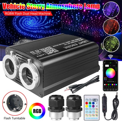 300~2200pc Twinkle Meteor Car Home Headliner Star Light RGBW Roof Ceiling Lights - Foto 27 di 38