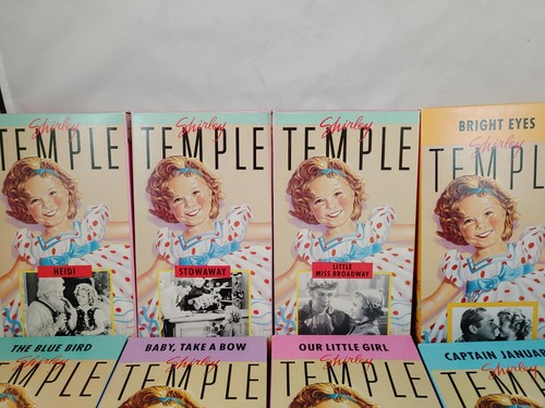 Vintage Shirley Temple 14 VHS Lot (VHS, 1980's) Playhouse Video - Picture 3 of 6