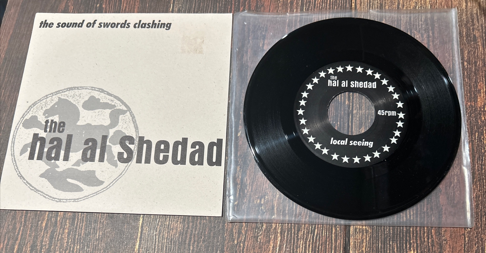 THE HAL AL SHEDAD Sound of Swords Clashing w/ 2 UNRELEASED TRX 7 INCH vinyl 45
