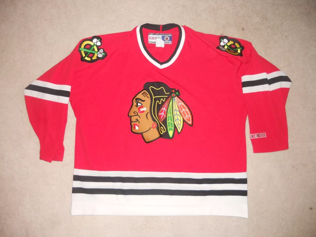 Vintage Chicago Blackhawks CCM Hockey Jersey 