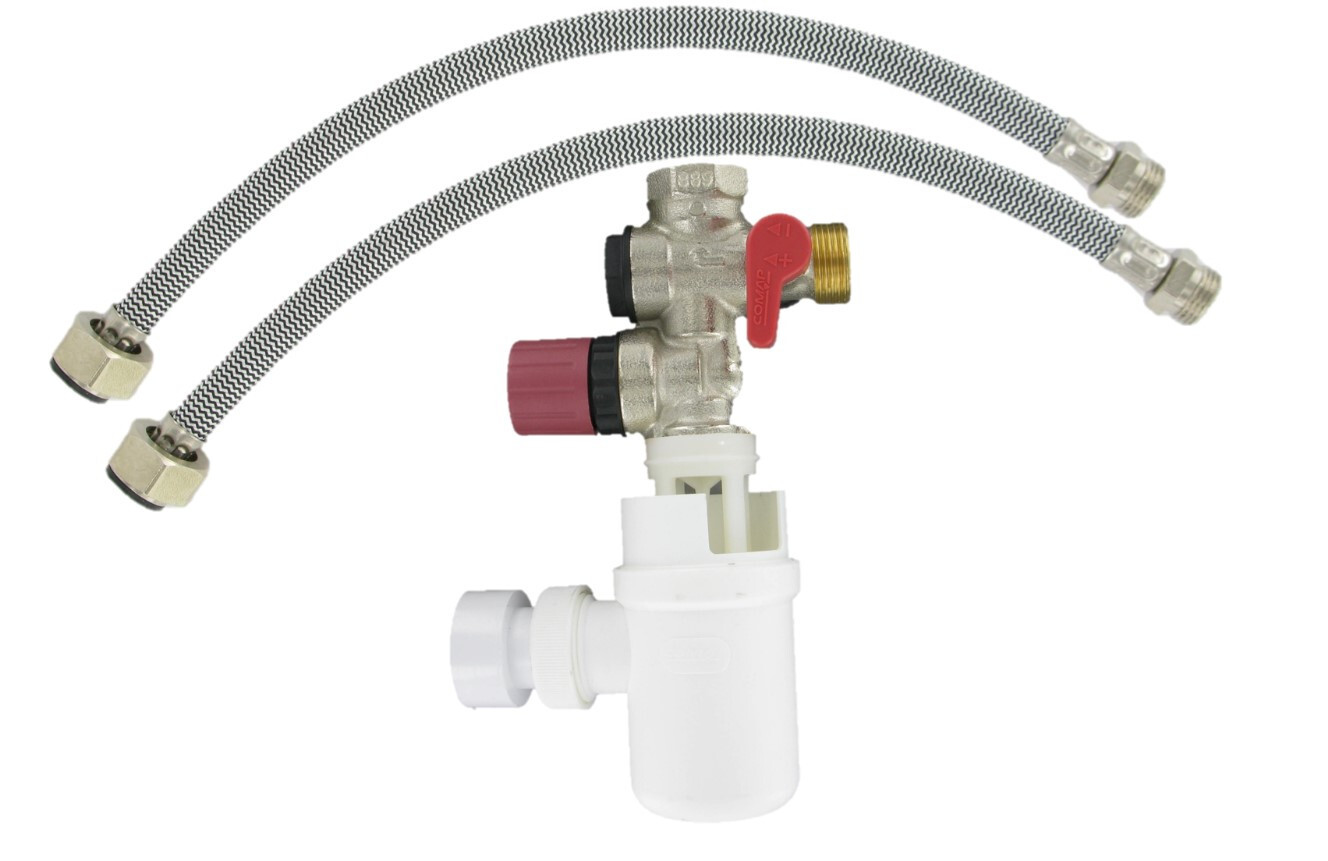 Kit Collegamento Gruppo Di Sicurezza Riscaldamento Acqua Cumulus Elettrica Comap