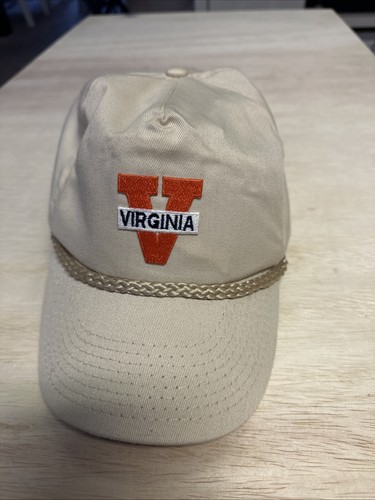 Vintage University of Virginia UVA Roped Nissun Trucker SnapBack Hat
