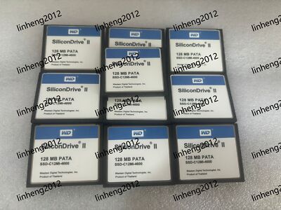 10PCS WD SiliconDrive II 128MB PATA CompactFlash CF Memory card SSD-C12MI-4600