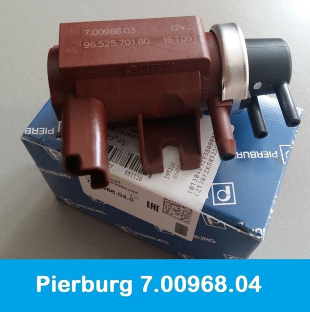 Pierburg boost control valve solenoid 7.00968.04 1618C9 9652570180