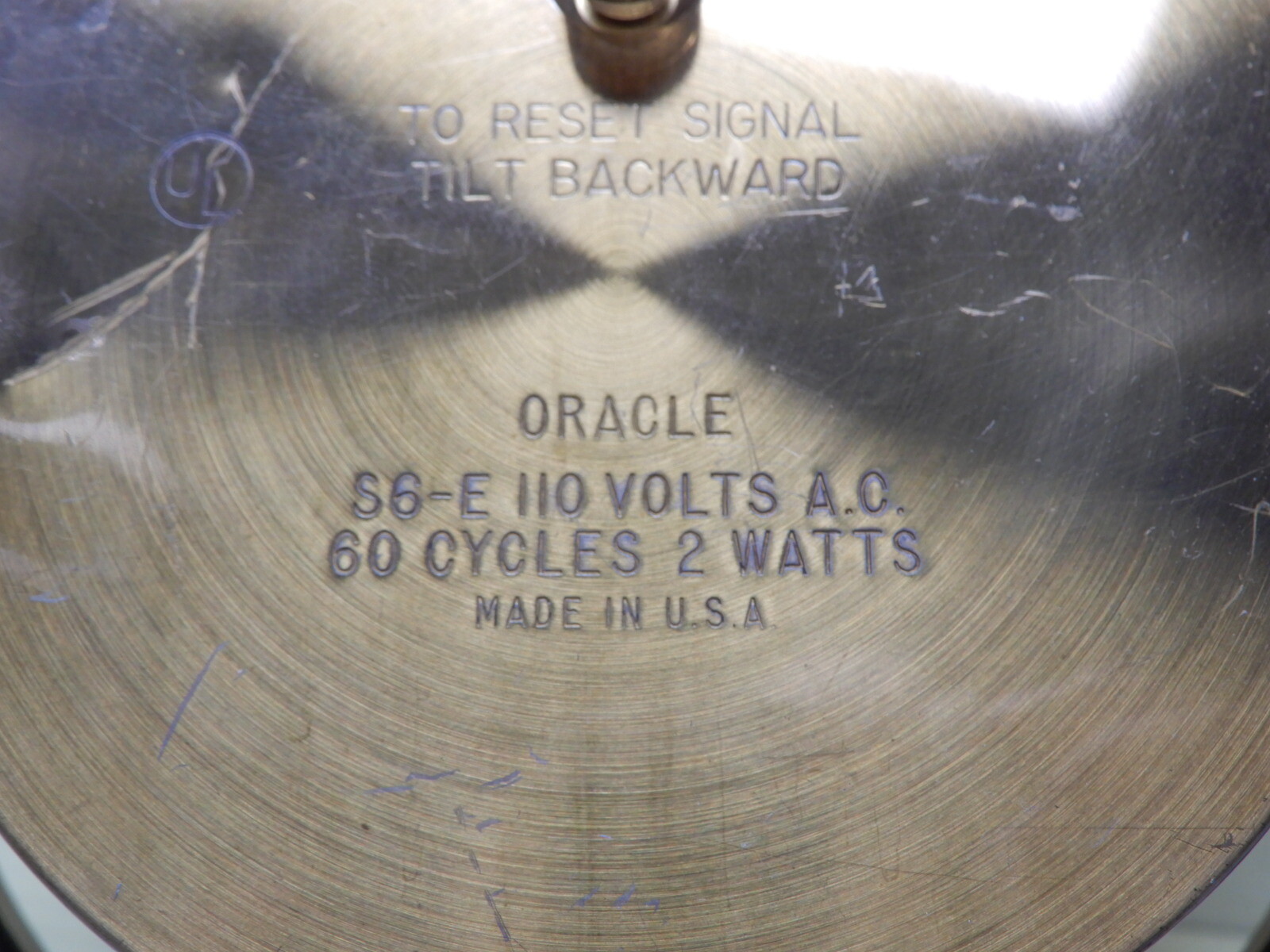 ANTIQUE ART DECO WESTCLOX ORACLE DESK CLOCK RUNS WELL eBay