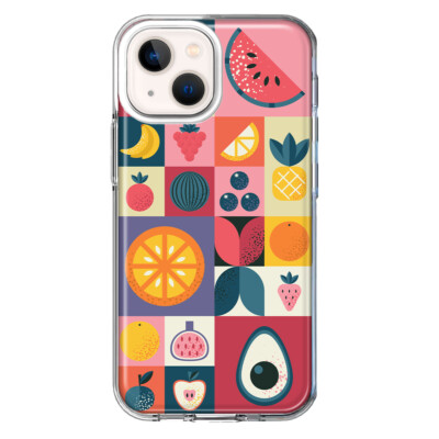 Mundaze Case for Apple iPhone 14 Plus Cover Groovy Fruits