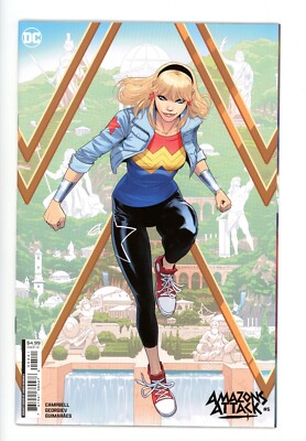 Amazons Attack #5 - Cover C Vasco Georgiev Card Stock Variant   NM