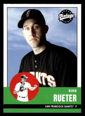 2001 Upper Deck Vintage #259 Kirk Rueter Card San Francisco Giants