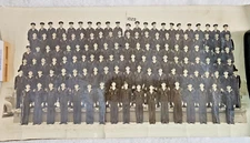 WWII 1943 Naval Training Station Farragut Idaho Photo Co 1028 Reg 1 Bat 2 w List