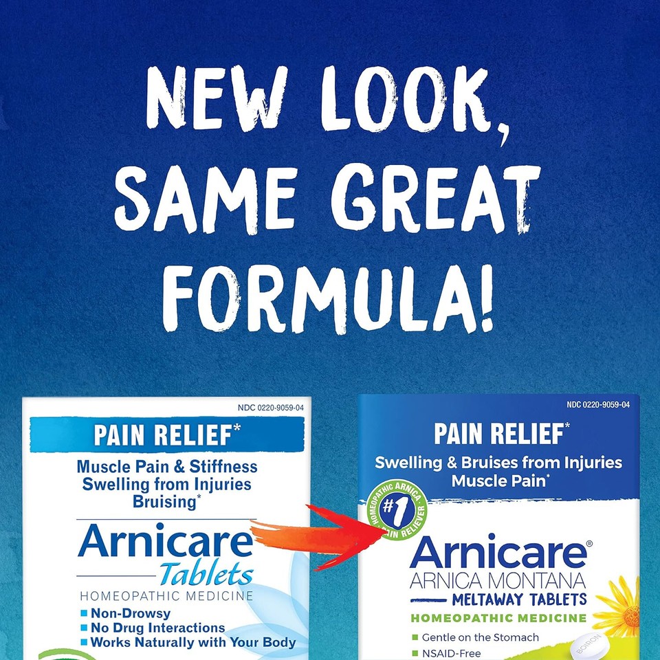 NEW Boiron Arnicare Pain Relief Arnica Tablets 60 Counts eBay