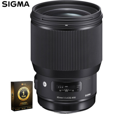 Sigma 85mm F1.4 DG HSM Art Sensor Lens for Sigma (8514ATSG) with 1 Year Warranty