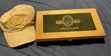 LA FLOR DOMINICANA ANDALUSIAN BULL WOOD CIGAR BOX Plus BONUS LFD “Suede” Cap