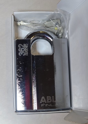 Abloy PL 362 PL362T ** PROTEC2 ** High Security Padlock Lock Bike, Chain, Trucks - Picture 10 of 11