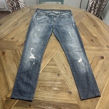 Citizens of Humanity Jeans Womens Avedon Size 28 Distressed Low Rise Skinny Leg