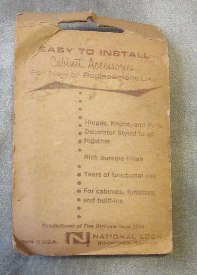 Nuevo de Lote Antiguo Escudo Cerradura Cubierta 2 3/8" Blanco y Dorado Francés Provincial MC Foto 2 de 3