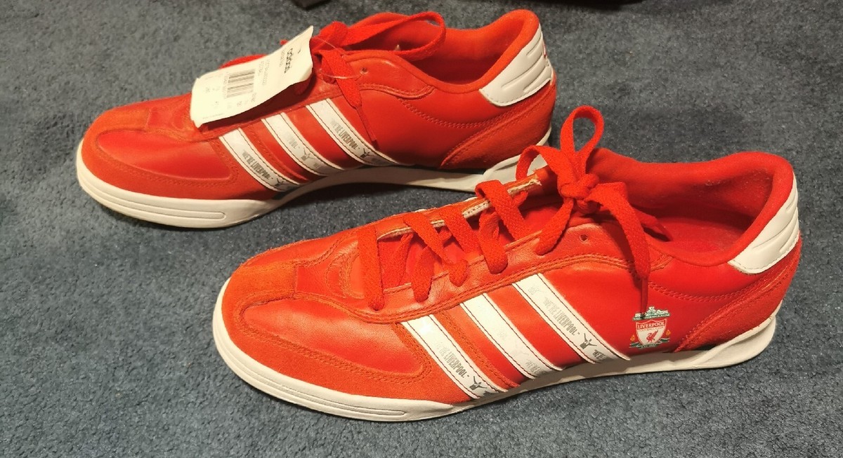 シューズ Liverpool FC adidas Originals Samba adidas Samba Liverpool FC Soccer Court Shoes – Soccer Maxx