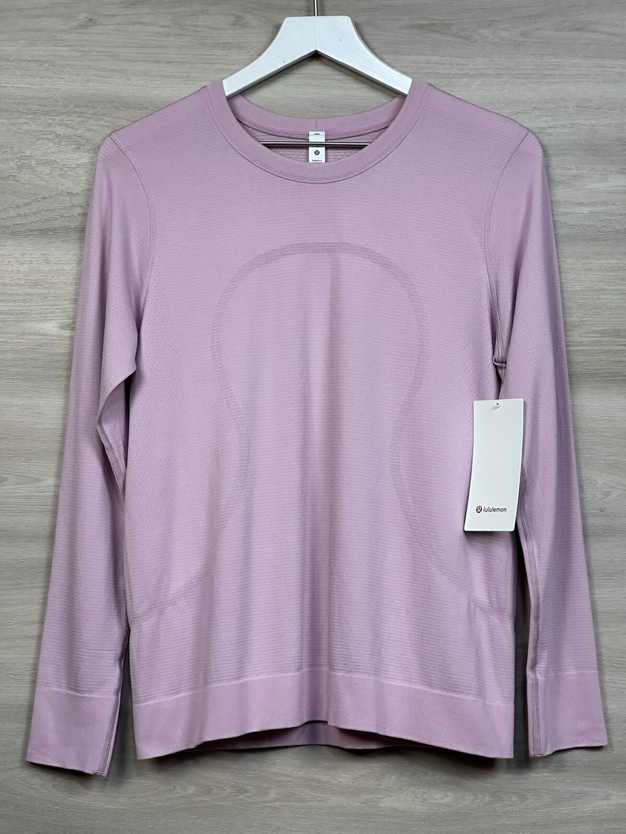 Lululemon Swiftly Relaxed Long Sleeve Size 4 Pink Peony PKPI 50500