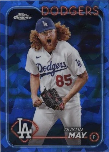 2024 Topps Series 1 DUSTIN MAY Baseball Stars Autograph RED # to