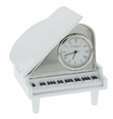 Originelle Musiker Uhr Grand Piano Clock ! ca. 7 x 6 x 7cm Beethoven, Chopin
