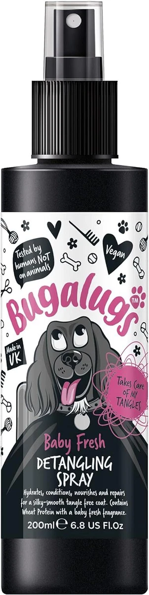 BUGALUGS Baby Fresh Dog Detangler Spray Hair Conditioner for