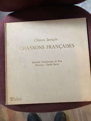 Clement Janequin Chansons Francaises Vinyl Lp 1961 Vg++/EX