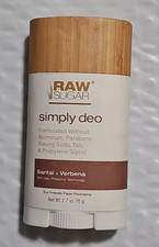 RAW SUGAR SIMPLY DEO DEODORANT Santal + Verbe...
