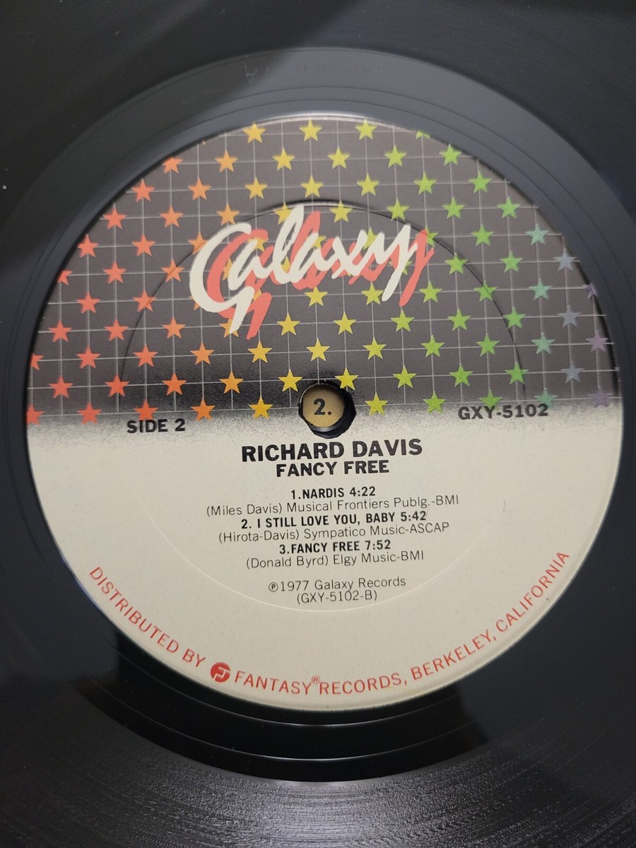 LP Richard Davis – Fancy Free Richard Davis – Fancy Free – Vinyl (LP, Album), 1977