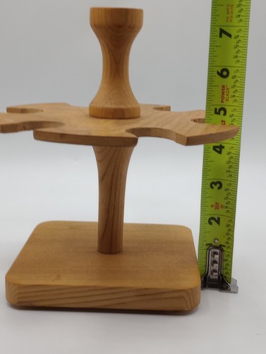 Pfeifenständer Ständer Caddy Display 5 Plätze Holz Tabakhalter Norleans Japan - Bild 7 von 7